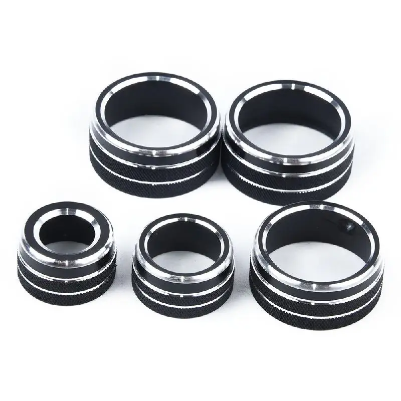 5 шт. черная кнопка для автомобильного кондиционера с функцией звука круглая