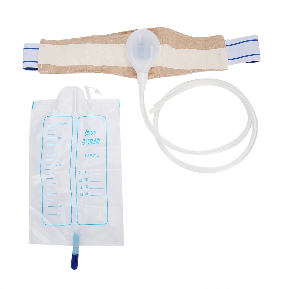 Male Urine Bag Day Night Dual Use Wearable Men For Bedridden Patients Medical Latex Collector Toilet Pee Hol | Красота и здоровье