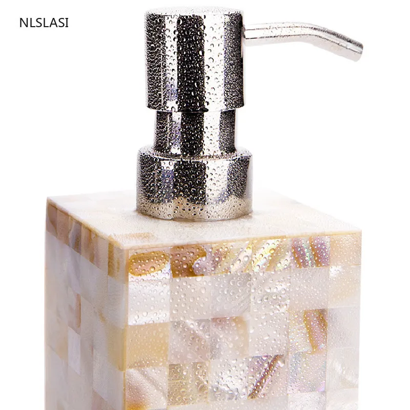 

Nordic Shell Series Resin Bathroom Accessories Supplies Soap Dispenser Toothbrush Holder Gargle Cup Soap Dish Tray Home Decor