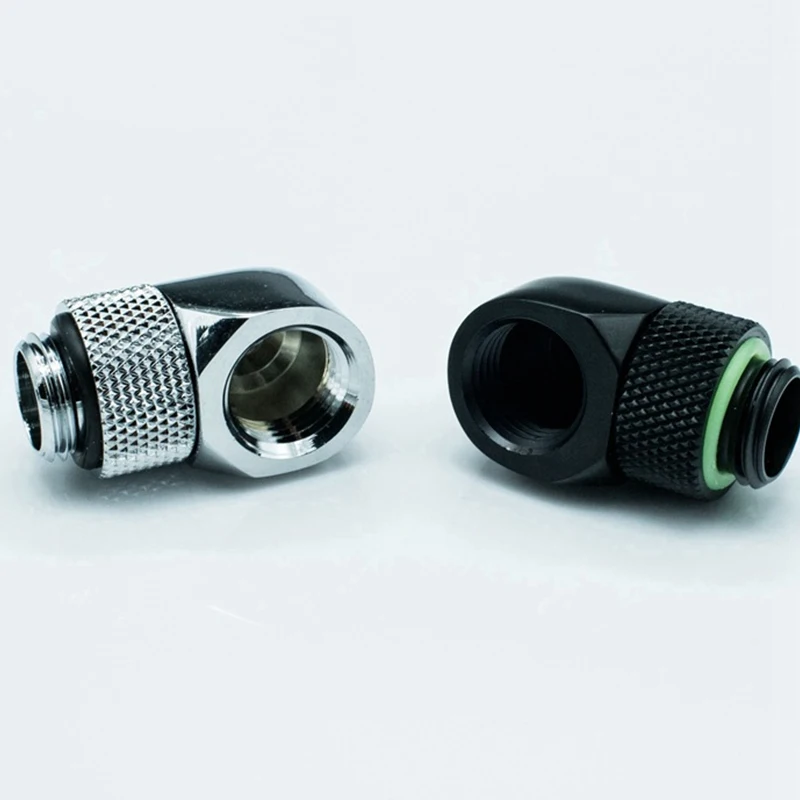 

FREEZE MOD Computer Water-Cooled Hard Tube Rotating Elbow,For Computer Water Cooling System Heat Dissipation 2Pcs