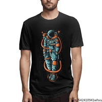 astronaut fashion new 3d printing lycra tee tops summer hot sale short sleeved round neck men t shirt casual o neck size m 5xl
