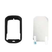 silicone computer protective cover anti drop cover free high definition film suitable for bryton rider 320 420 2