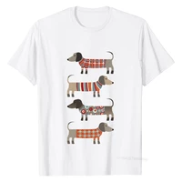 oversized trendy t shirt sausage dogs in sweaters mens t shirt vetements short sleeve vintage printing t shirts hot sale