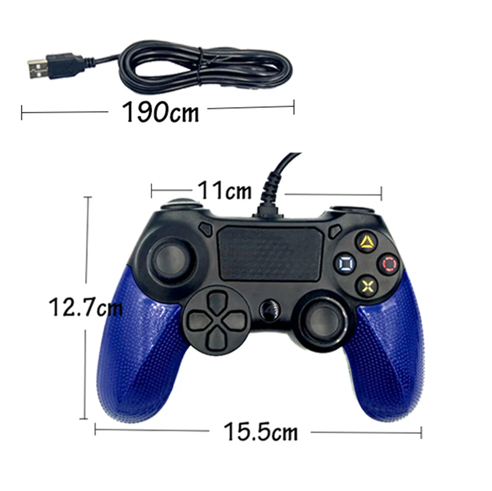 Видеогеймпад для PS4 джойстик с проводным управлением геймпад ps4|Геймпады| |