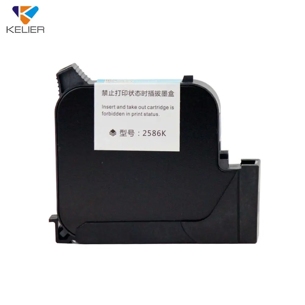 Картриджи с чернилами KELIER QuickDry Tij2.5 Solvent Black White Yellow Invisible для термической струйной печати на принтере Tij 2589K.