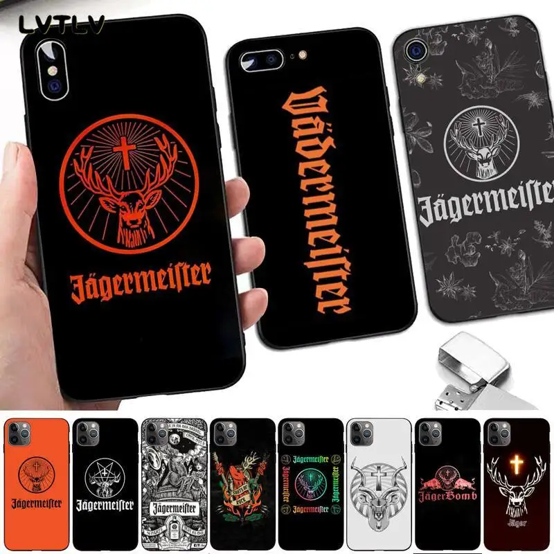 

Jagermeister logo Soft Phone Case Capa for iPhone 13 8 7 6 6S Plus X 5 5S SE 2020 XR 11 pro XS MAX