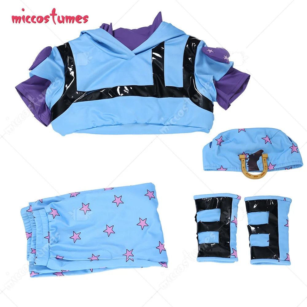 Костюм для косплея с капюшоном Джонни джодстар 7 стальных шариков | Тематическая