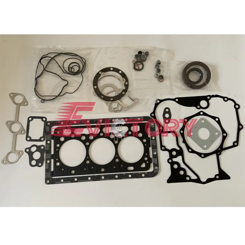 

Kubota D902 rebuild overhaul piston ring + head gasket + main&con rod bearing