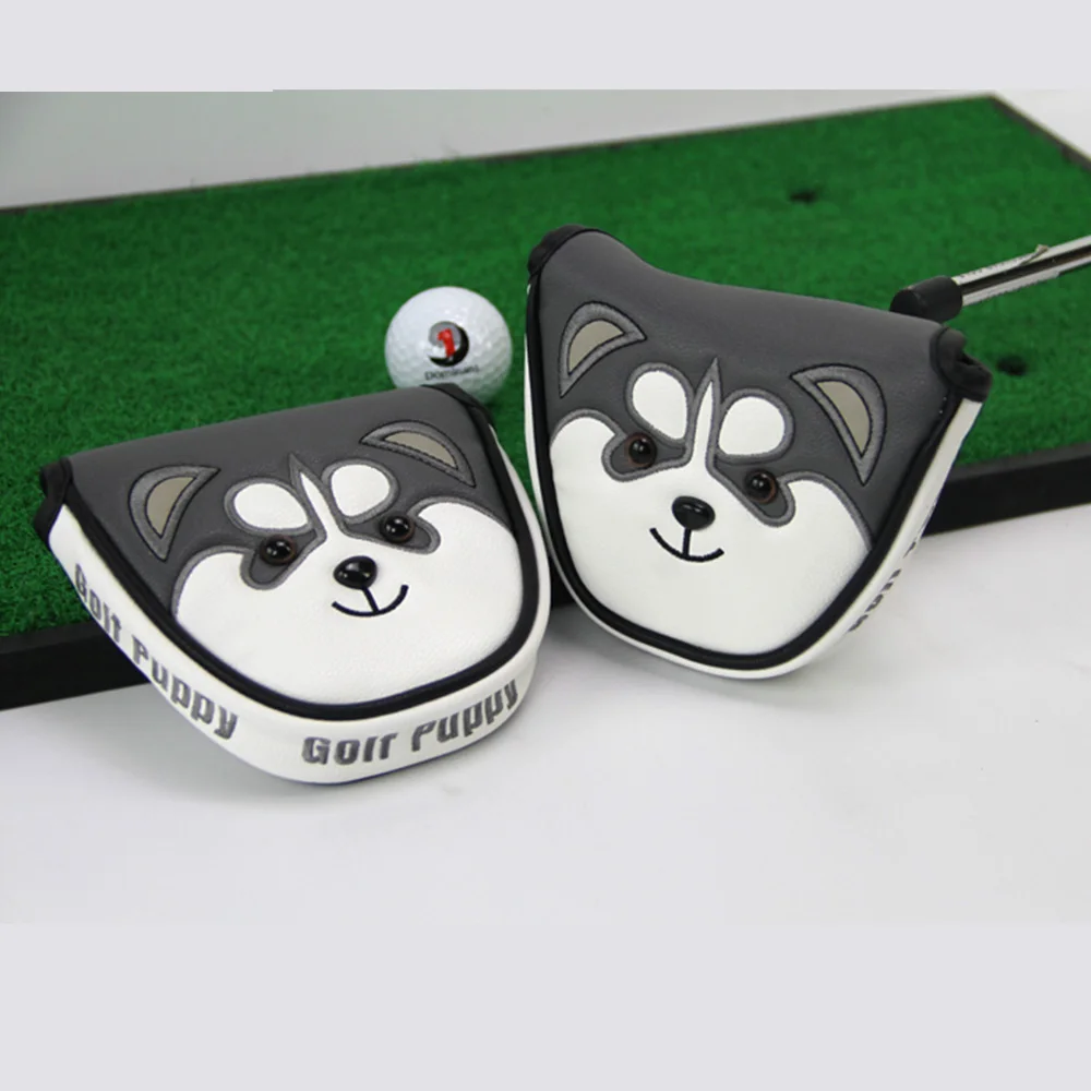 1 шт. Гольф клуб шлем прекрасный Хаски Гольф-Клюшки головных уборов мультфильм