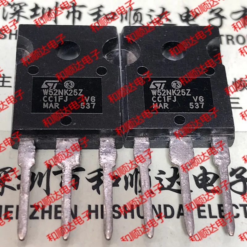 

10 шт./лот W52NK25Z STW52NK25Z, новый запас TO-247 250V 52A