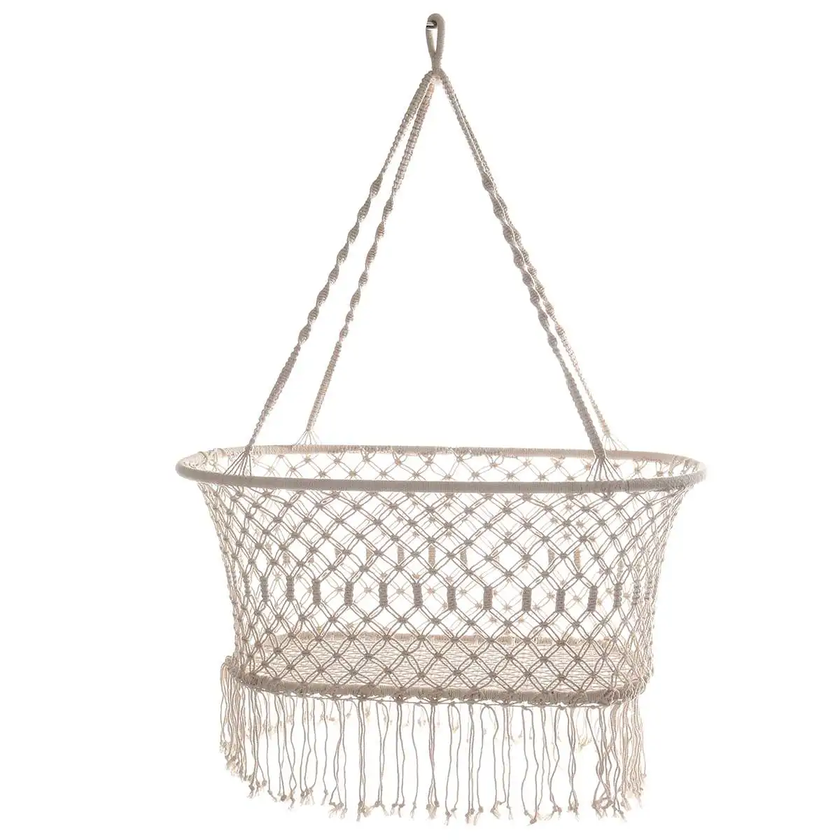 

50KG Max Baby Hammock Child Swing Seat Children Rocking Sleep Bed Seat Cradle Cotton Rope Tassel Hammock Chair For Babies