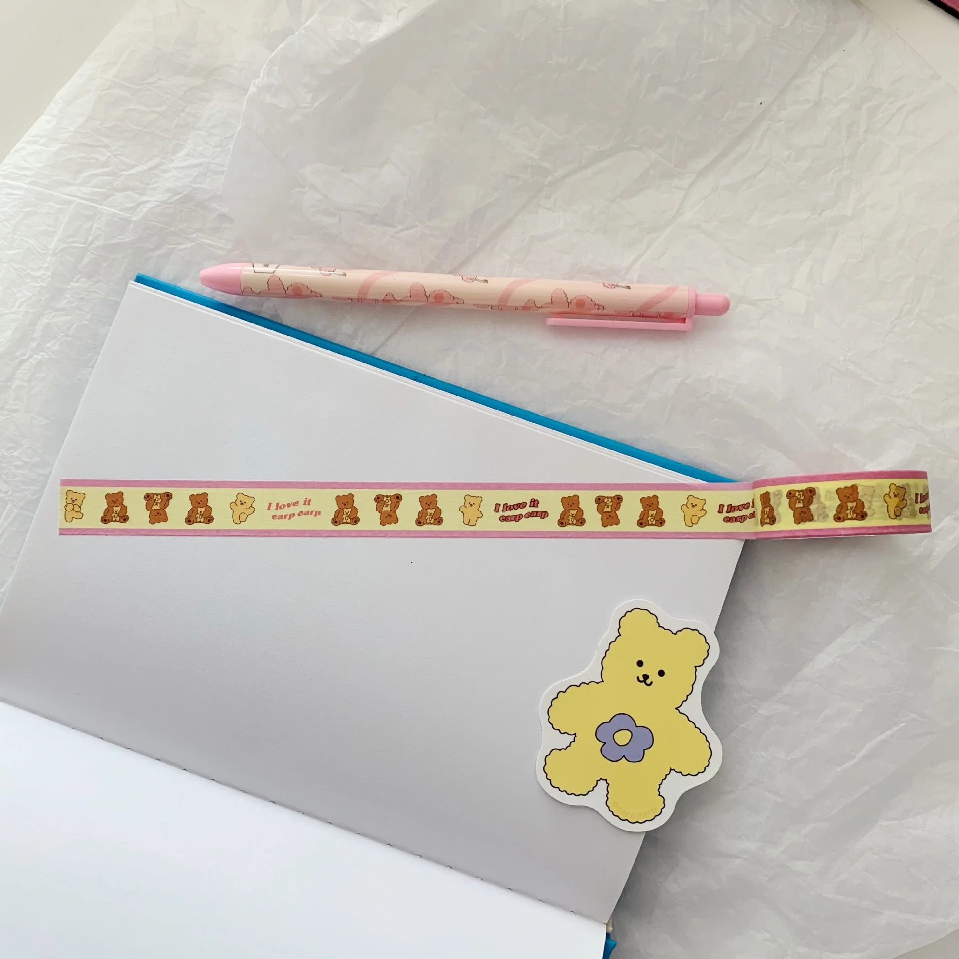 

Декоративная лента MMZBHA Cherry Bear 1,5 см * 5 м