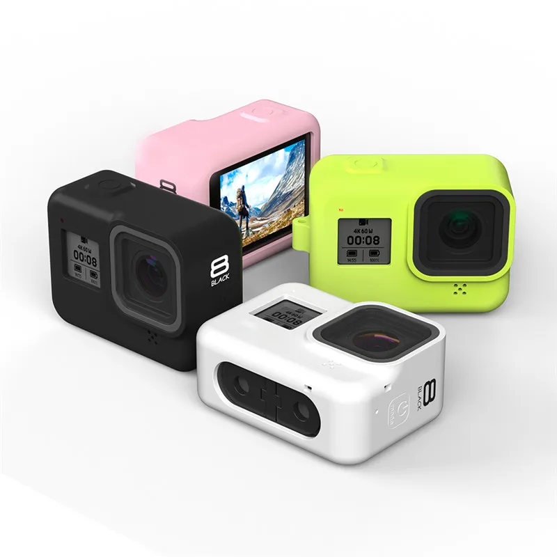 Новый мягкий силиконовый чехол для Gopro Hero 8 защитный с полным покрытием экшн