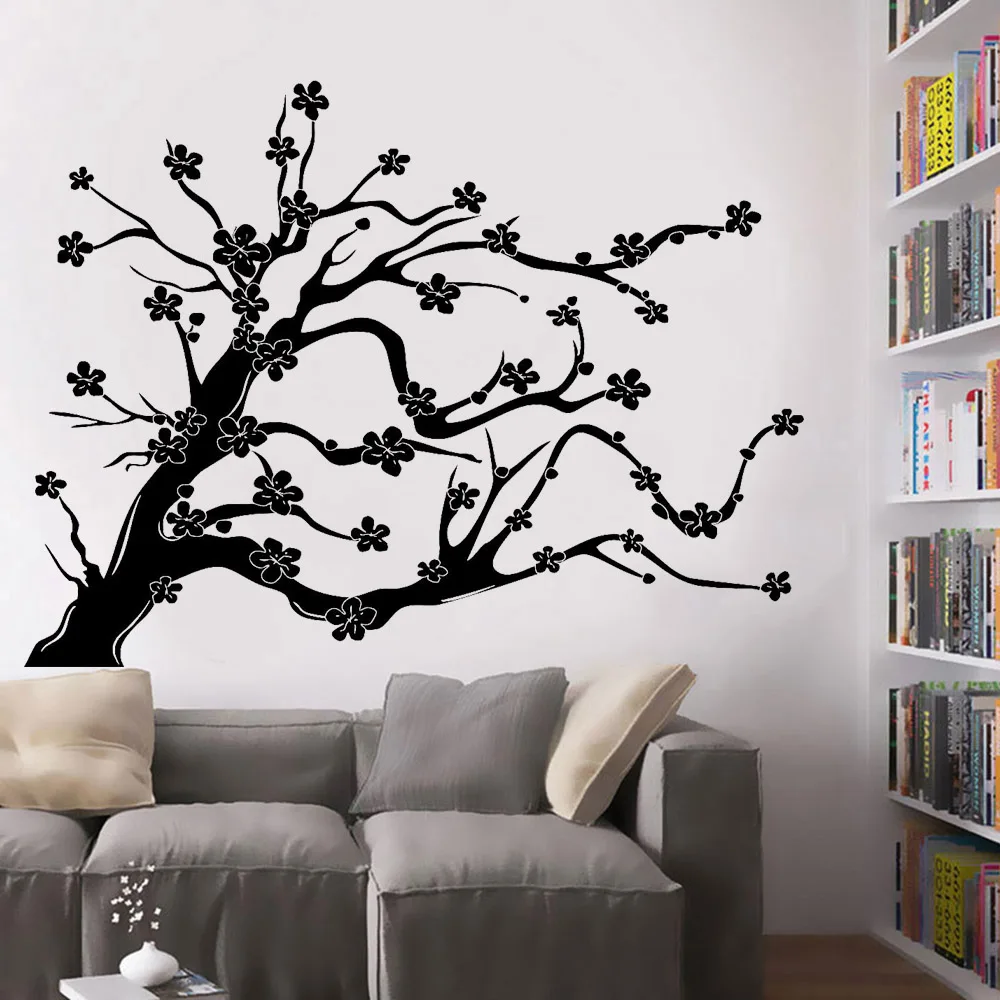 

Nature Wall Decal Living Room Home Decoration Tree Branch Cool Amazing Relax Decor For Bedroom Vinyl Art Wall Stickers Z266