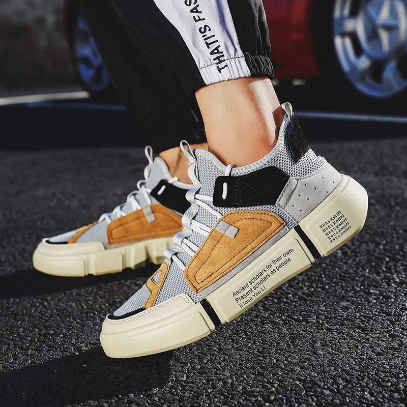 Мужские кроссовки из натуральной кожи спортивная обувь для бега на открытом