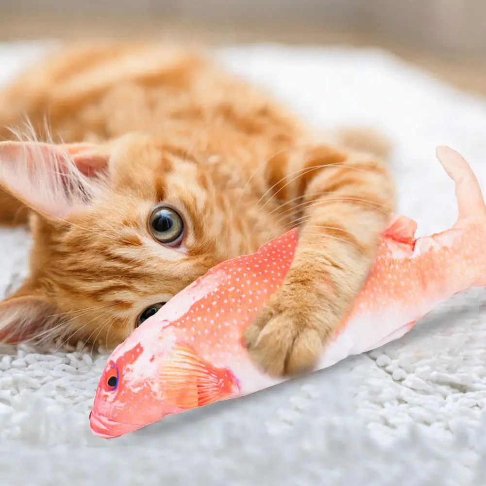 Игрушка для кошки электрическая с USB-зарядкой имитация рыбы игрушки собаки