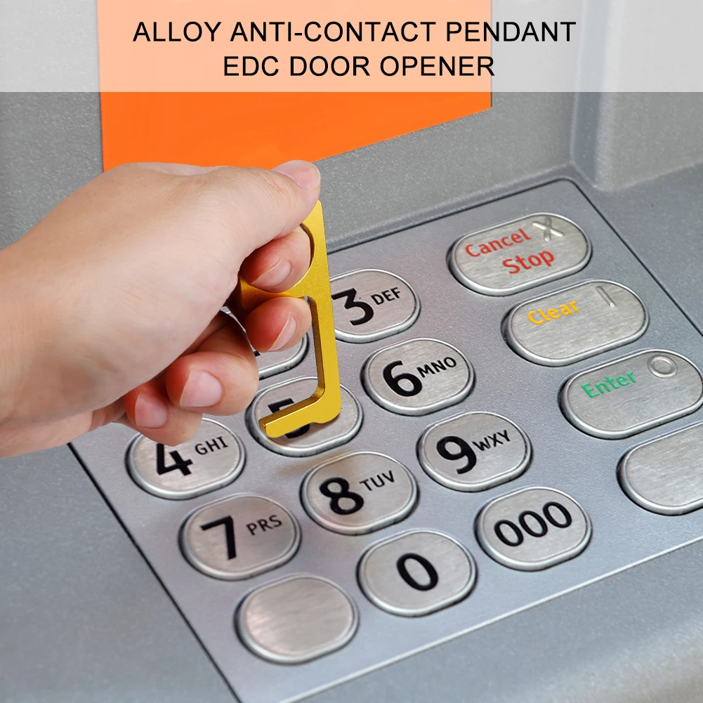 Портативный пресс инструмент для лифта гигиена ручная Антимикробная сплав EDC