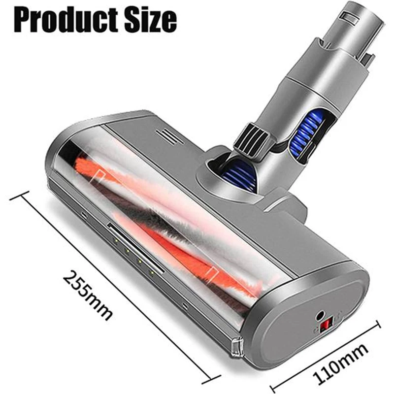 Электрическая турбороликовая щетка для Dyson V6 DC58 DC59 DC61 DC62 быстросъемная со