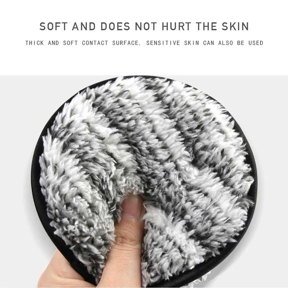 6pcs Make Up Remover Pad Microfiber Cloth Pads Towel Face Cleansing Makeup Lazy Powder Puff | Красота и здоровье