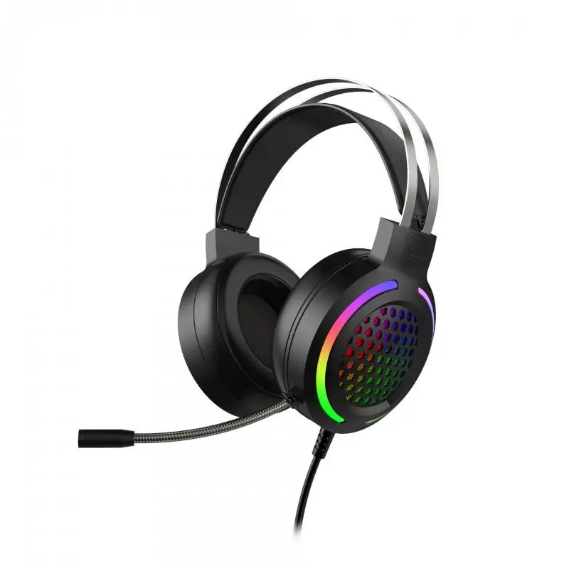 7 1 игровая гарнитура наушники с микрофоном для ПК компьютера профессиональных