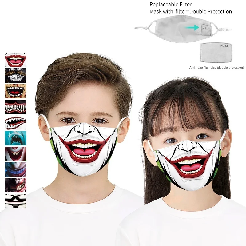 

Adults Men Women Parent-child Mouth Face Mask 5-layer Meltblown Non-woven Filter 3-10 Age Baby Kids Boy Girl Mascarilla Mascaras