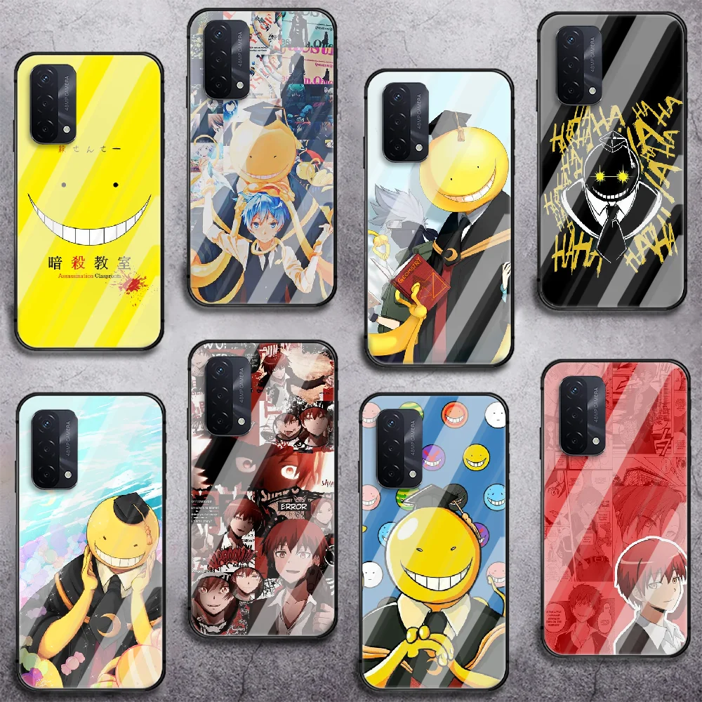 

Assassination Classroom Anime Phone Tempered Glass Case Cover For oppo realme find reno a c x3 gt 53 5 6 7 11 Pro 5g Cover 3D