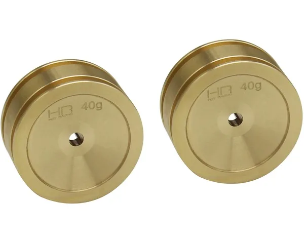 

Hot Racing machined billet brass wheel for 1/24 Axial SCX 24 90081