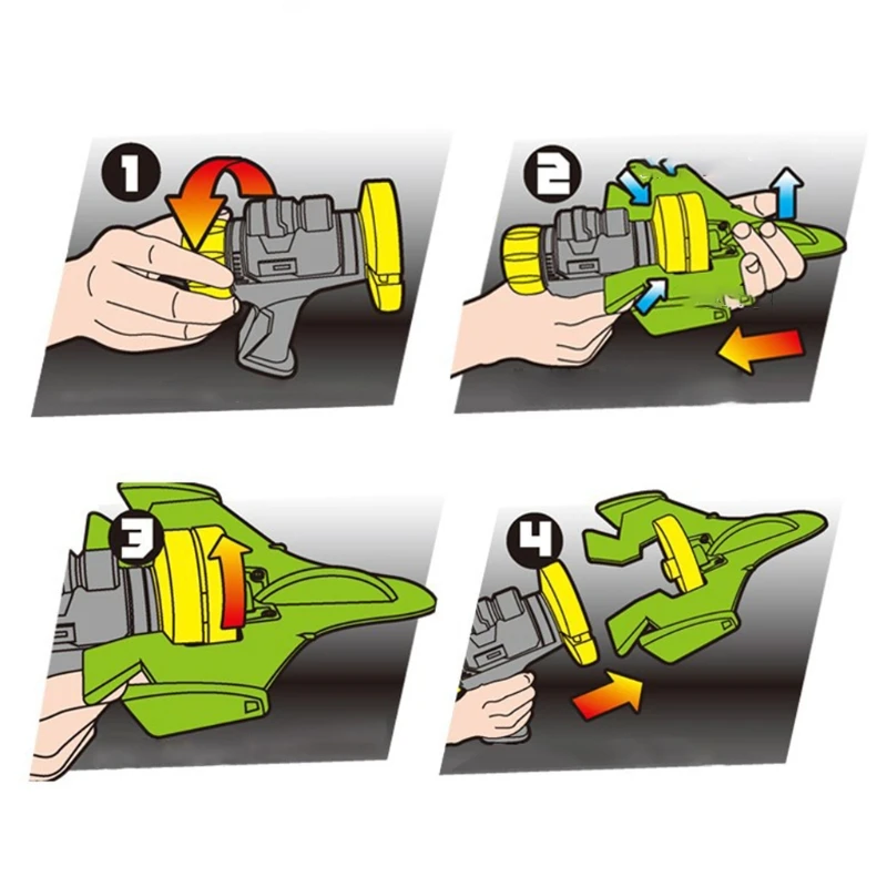 

Hand Throwing Swivel Catapult Foam Aircraft Outdoor Launcher Gliding Plane Model 40JC