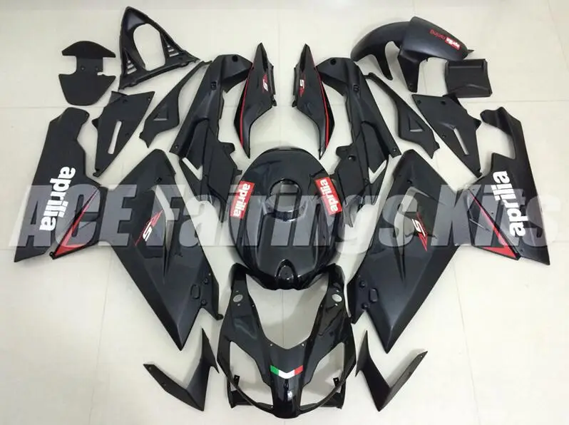 

New ABS Whole Fairings kit + Tank cover fit for Aprilia RS4 RS125 2006 2007 2008 2009 2010 2011 125 06 07 08 09 10 11 Hot black