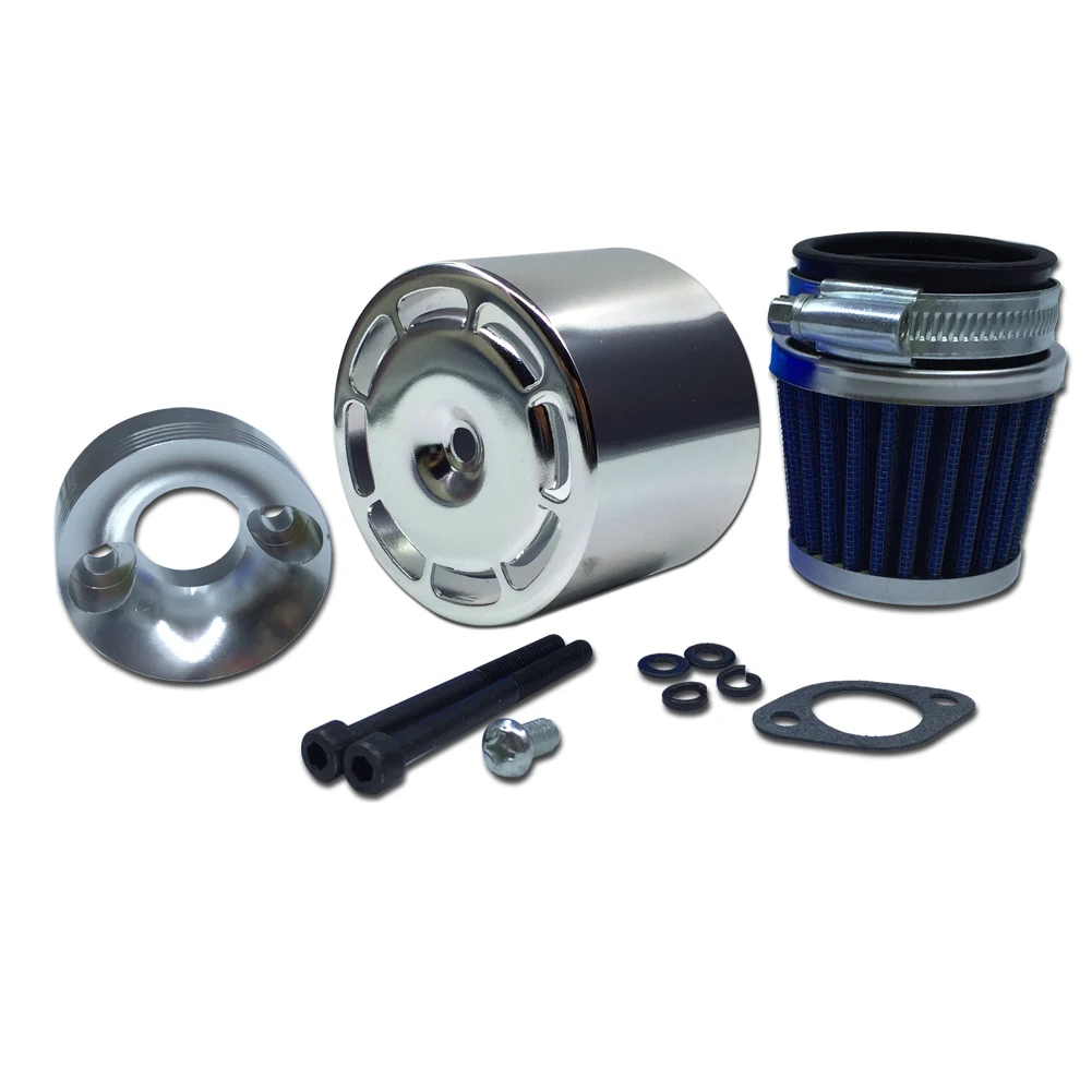 Silver RC автомобильный воздушный фильтр подходит CY Zenoha двигатели для RC 1/5 FG HPI ROVAN KM BAJA MONSTER TRUCK - Цвет: Silver