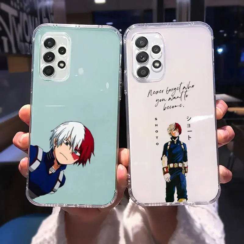 

My Hero Academia Phone Case For Samsung A 51 50 52 12 21s 31 40 70 71 note S 20 10 21 ultra plus fe clear coque shell