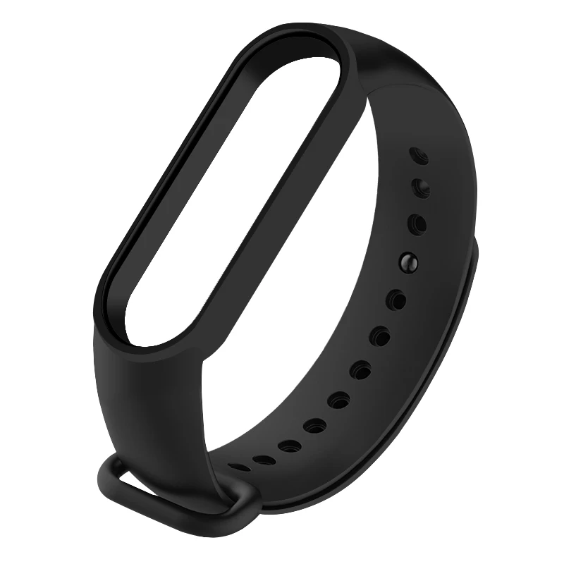 Ремешок на запястье для Xiaomi Mi Band 5 силиконовый браслет 4 3 ремешок смарт