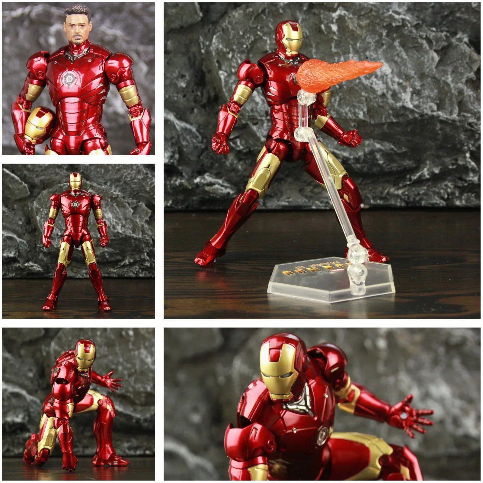 Новый 2020 классический Marvel Железный человек MK3 Mark III 7 &quotфильм фигурку со знаком