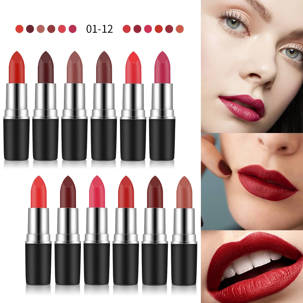 

Makeup maquiagem make up maquillaje lipstick Matte durable waterproof lip stick