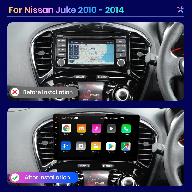 Автомагнитола AWESAFE PX9 мультимедийный видеоплеер с GPS навигацией DVD Android 10 для Nissan