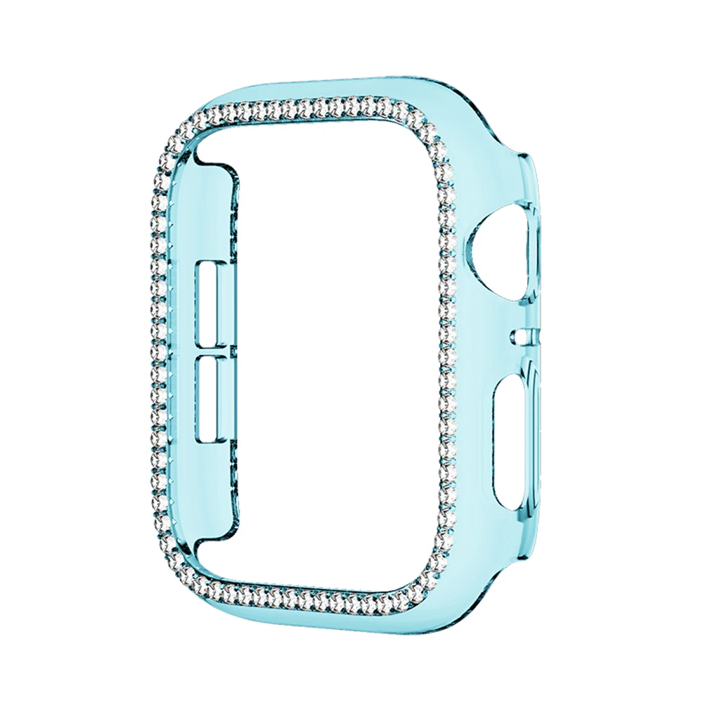 For Apple Watch Serie 6 5 4 3 2 1 SE 44mm 40mm 42mm 38mm iWatch Diamond Protector Case Bumper Cover For Apple Watch Accessorie