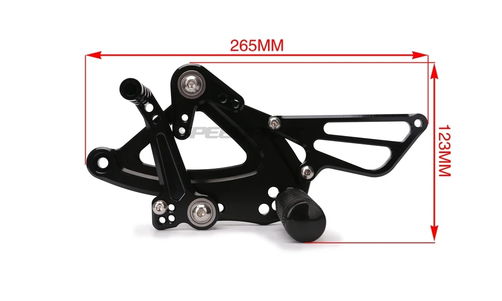 Для Honda CBR400R CB400F CBR500R CB500F 2013 мотоциклетные сзади регулируемая подножка кронштейн комплекты контроля