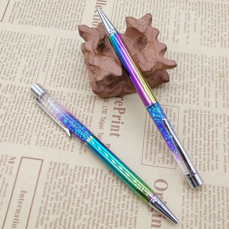 Алмазная шариковая ручка с кристаллами масляная красивая многоцветная