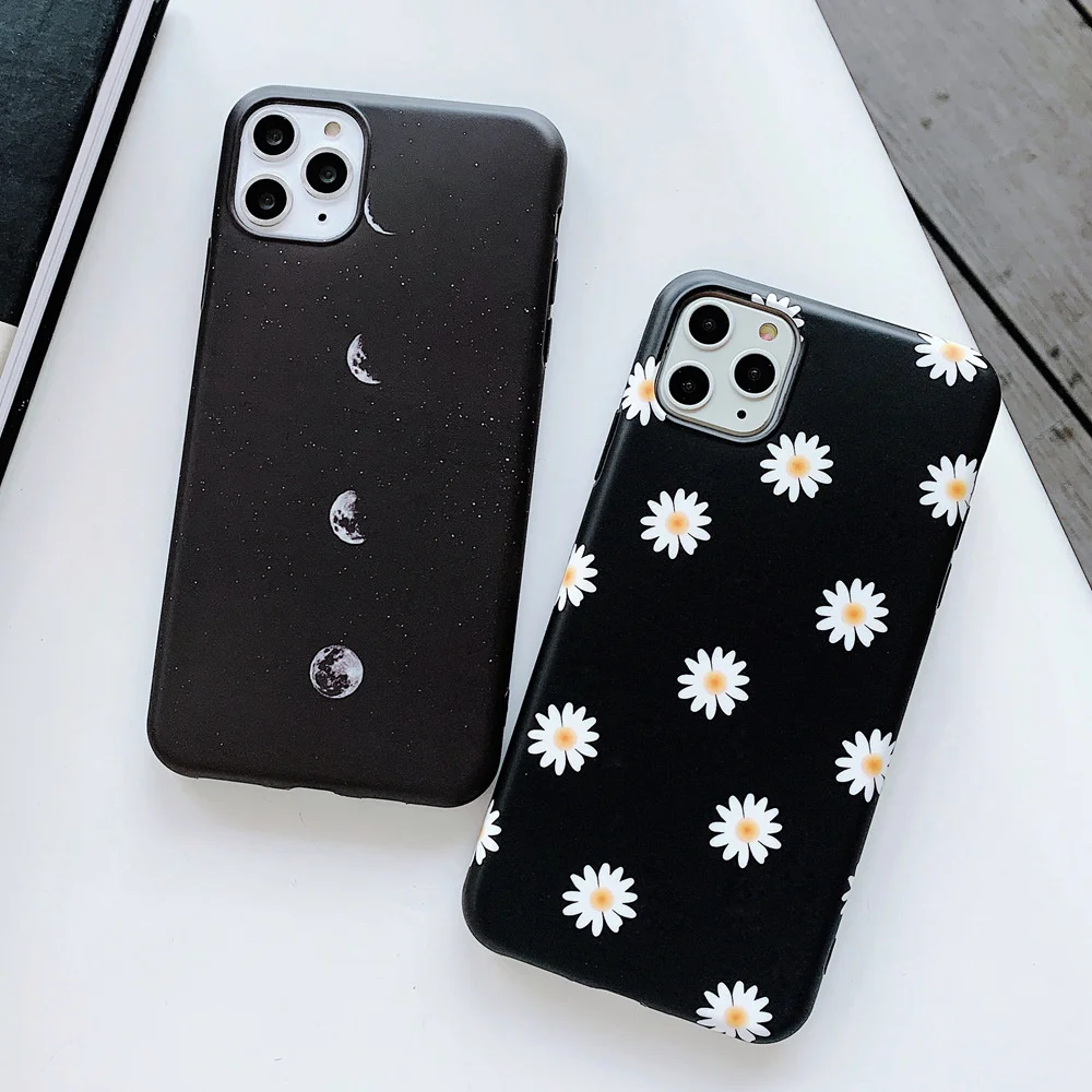 

New Soft Shell Planet Chrysanthemum Phone Case For IPhone7/12MINI/XS/XSMAX/XR/11/11PROMAX/7P/8P/7/11PRO/12PRO