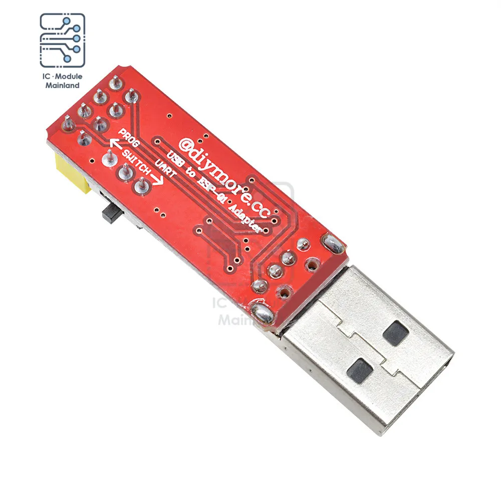 CH340 USB to ESP8266 ESP-01 ESP-01S Adapter 4.5V-5.5V Wifi Converter Programmer Module for Arduino Smart Home Wireless Control images - 6