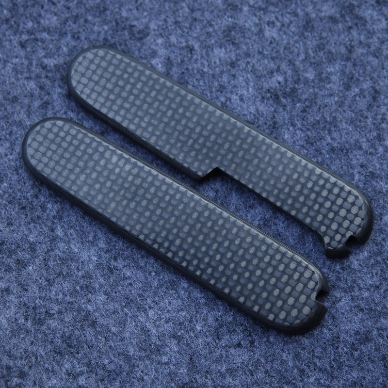 Online DIY 3K Full Carbon Fiber Saber Pisau Timbangan Handle Penggantian Untuk 84mm Victorinox Swiss Army Knife EDC Mod