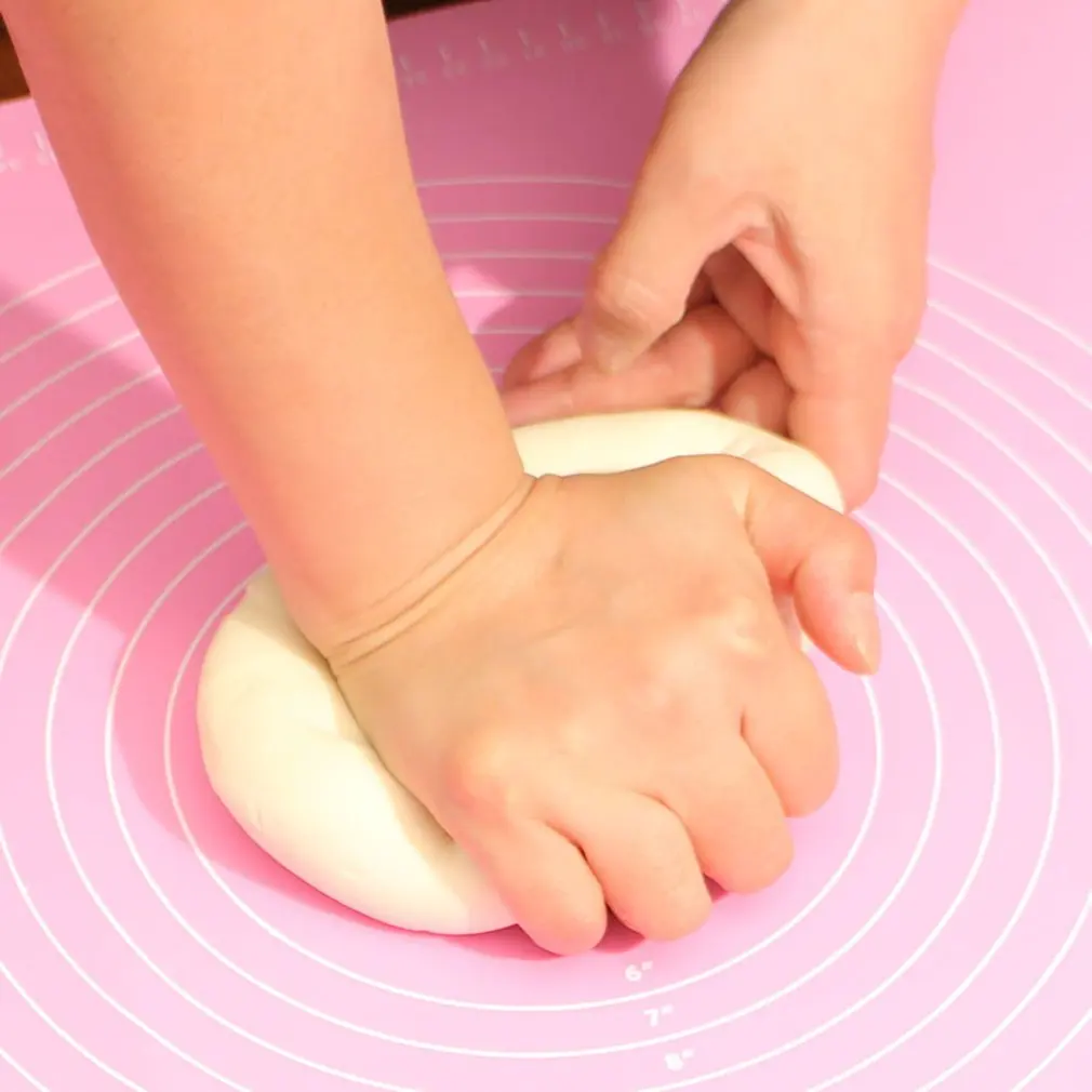 Nonstick Silicone Scale Baking Mat Oven Rolling Dough Pad Fondant Pastry Cooking Tools | Дом и сад