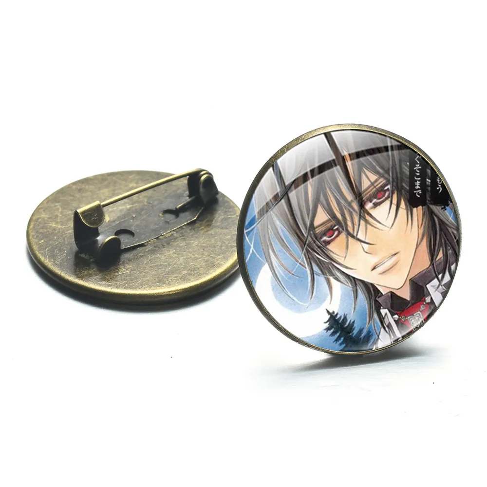 В виде милого героя Аниме Code Geass Круглый купол стеклянный броши на булавке в
