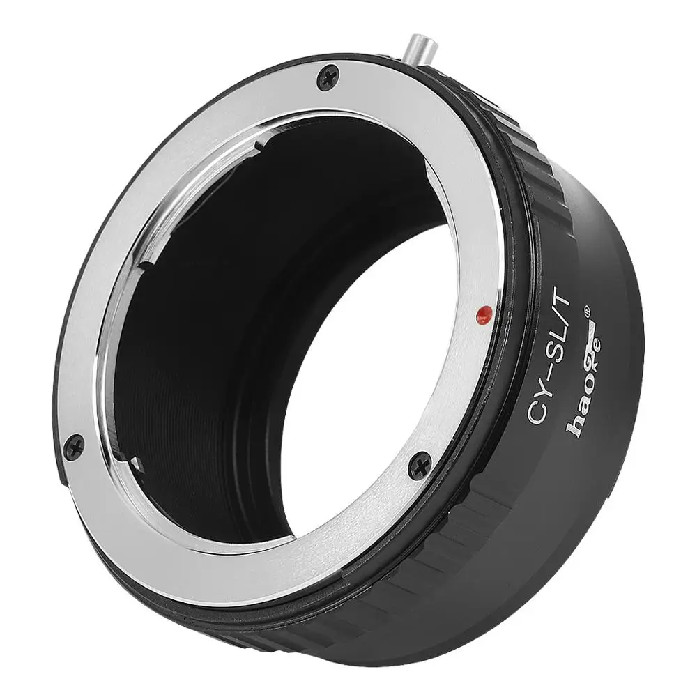 Ручной адаптер Haoge для крепления объектива Contax / Yashica C/Y CY камеры Leica L Mount такой как T