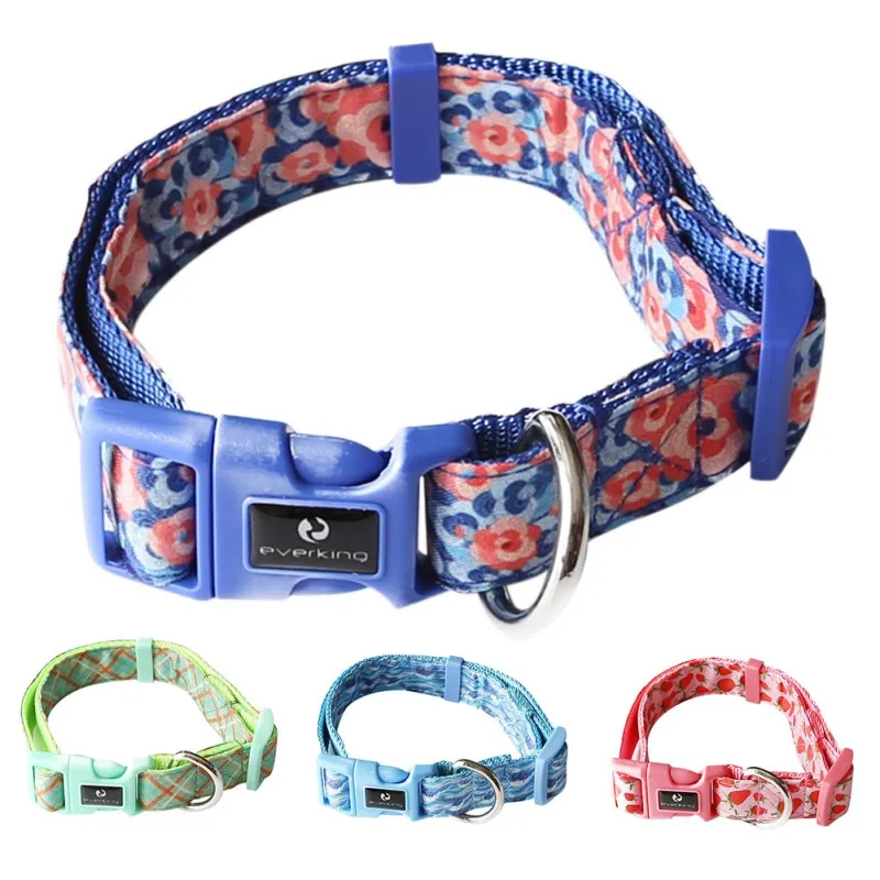 Мягкие и безопасные Светоотражающие жаккардовые неопреновые ошейники для собак