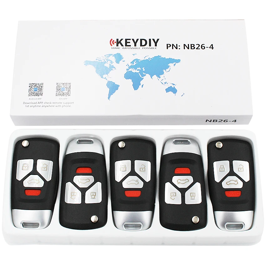 5 шт. многофункциональный универсальный дистанционный ключ для KD900 + URG200 NB-Series KEYDIY