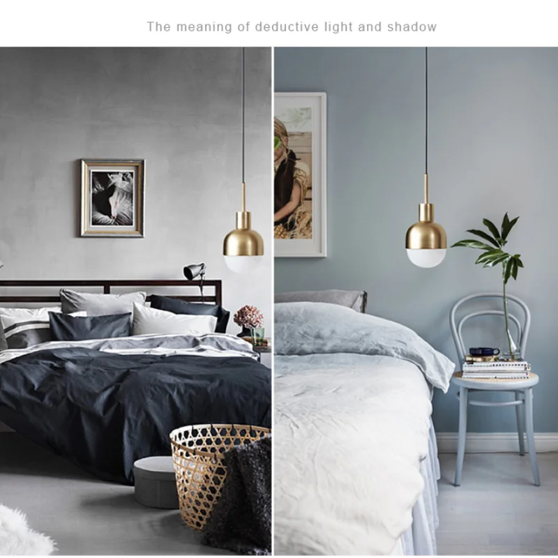 Nordic подвесной светильник Дании s современные Мини Подвеска Лофт E27 Светодиодная