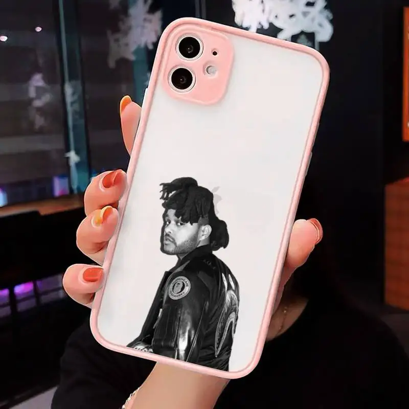

The Weeknd XO Phone Case Matte transparent For Pink iPhone 12 Mini 11 Pro XR XS Max 7 8 Plus X Back Cover