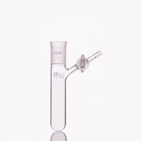 reaction tube with glass valve and standard gr mouthcapacity 50ml and joint 2440high borosilicate glass
