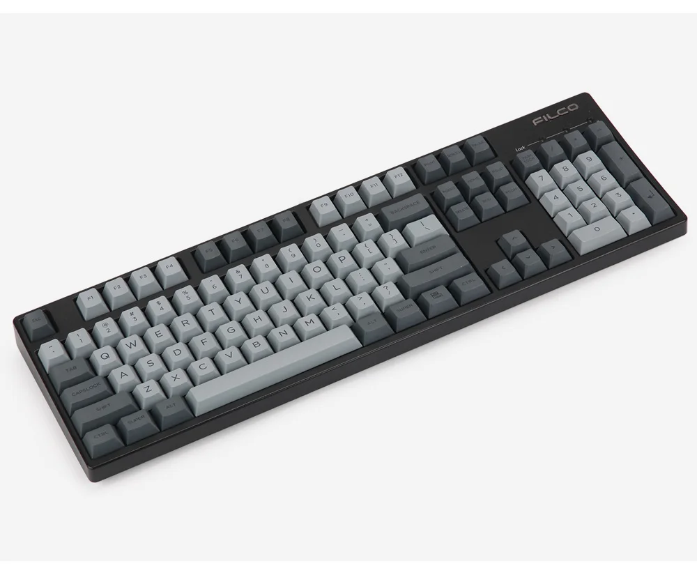 Цемент серый keycaps Вишневый профиль Dye-subbed145 ключи для Механическая клавиатура MX